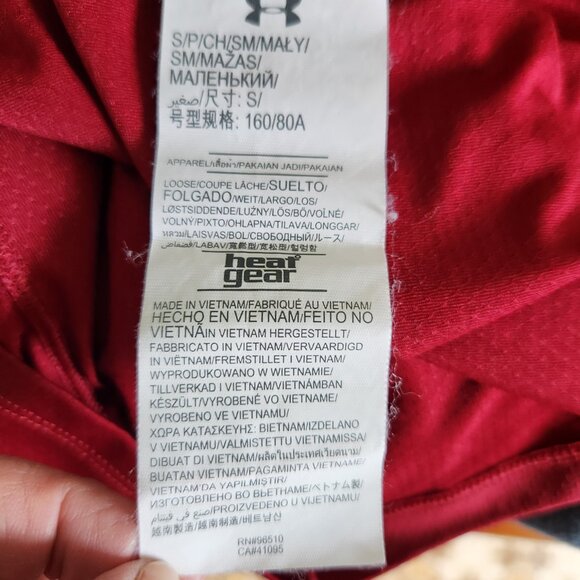 Under Armour Shirt Athletic Lightweight Long Sleeve Top Small Heat Gear - Picture 7 of 8